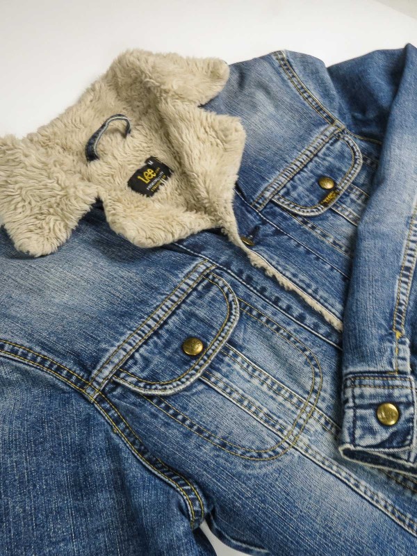 Giacca jeans con pelo donna sales